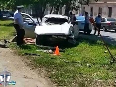 В Уфе в результате ДТП погиб водитель мотоцикла