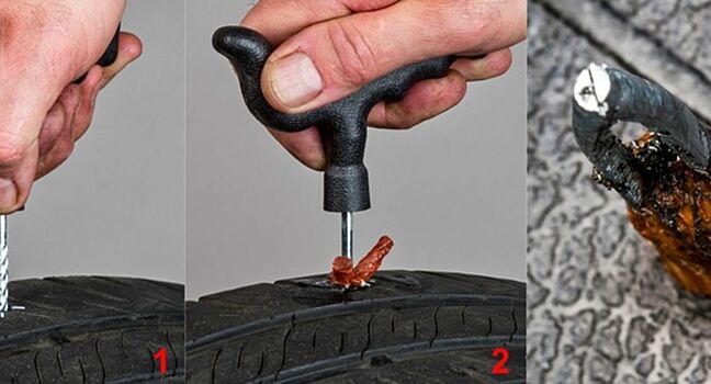 Как доехать до шиномонтажа с пробитым колесом?