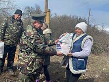 Виктор Водолацкий привез гуманитарку в освобожденное Путилино