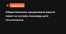 Общественники предложили ввести лимит на онлайн-переводы для пенсионеров