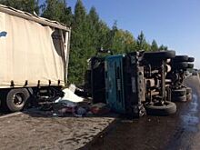 При столкновении двух грузовиков под Тамбовом пострадал один из водителей