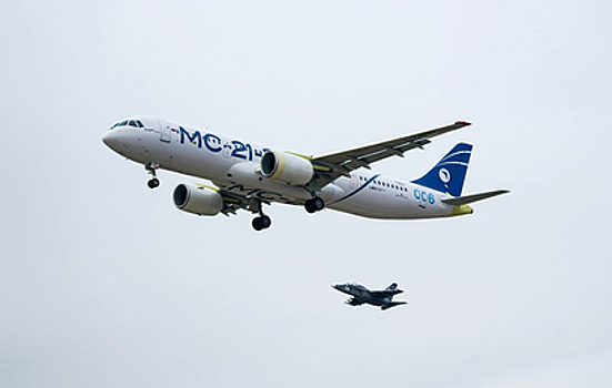 Второй опытный образец лайнера МС-21 поднялся в воздух