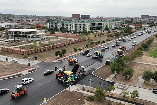 В Грозном открыли южный въезд в город после капремонта