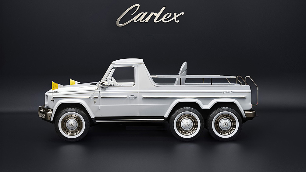 Польское тюнинг-ателье Carlex Design показало своё видение машины для Папы Римского. Для понтифика разработан трёхосный пикап Mercedes-AMG G 63 с единственным роскошным креслом в задней части открытого кузова. 