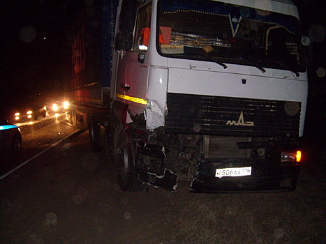 «Киа» врезалась в КамАЗ в Лукояновском районе: пострадал ребенок