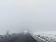 На Самарскую область утром 10 марта опустился густой туман