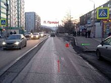 В Красноярске разыскивают водителя, сбившего школьника на «зебре»