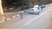 Автомобилист снес группу велосипедистов в Крыму