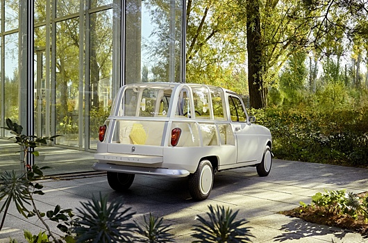 Винтажный Renault 4 превратили в мини-отель на колесах