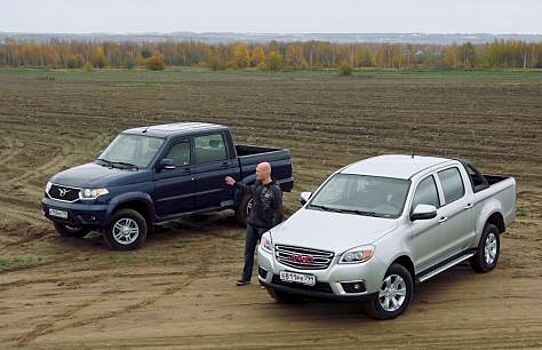 Обзорщик сравнил два пикапа — китайский JAC T6 и УАЗ