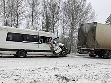 В Удмуртии в ДТП с грузовиком и микроавтобусом пострадали девять человек