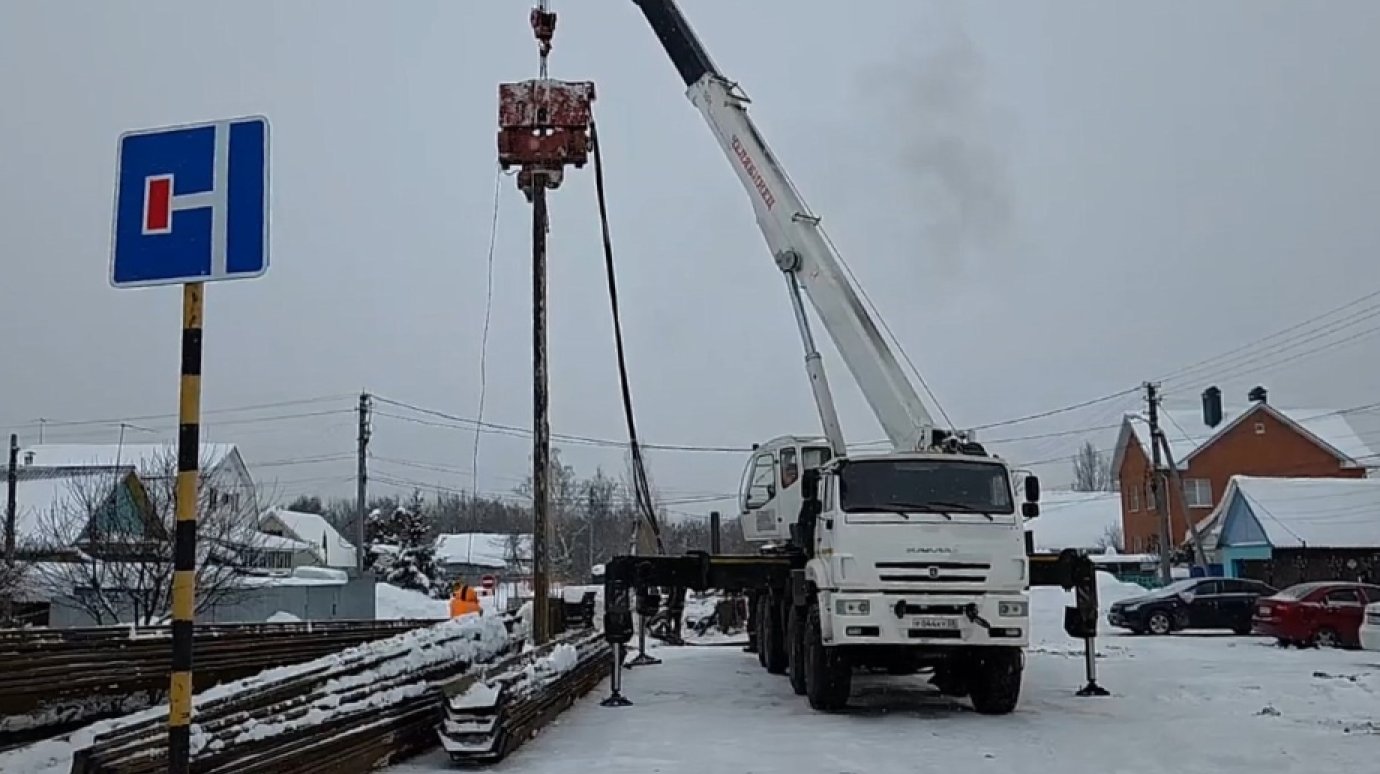 В Пензе продолжается строительство Ивановского коллектора