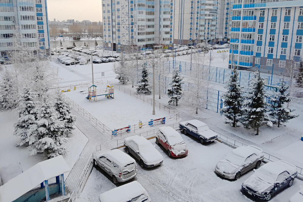 В Красноярском крае из-за снегопада ограничили движение на федеральной трассе