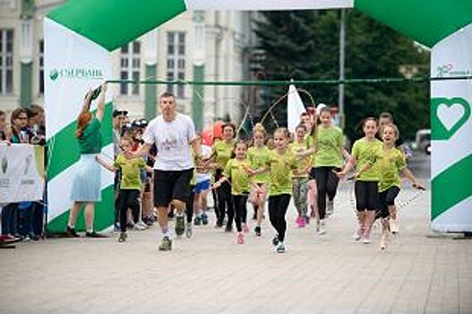 Рекордное число участников пробежали «Зелёный Марафон» Сбербанка