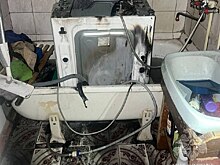 Стиральная машинка загорелась в квартире на улице Красных Партизан