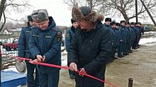 В Мокшане открыли памятник пожарной каланче