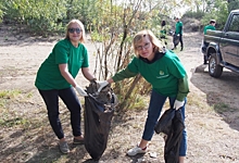 Фонд «Экология» РСХБ помог вывезти более 500 килограммов мусора с прибрежной линии Иртыша