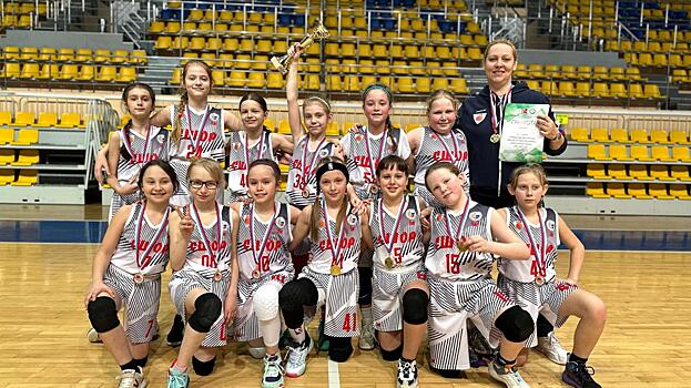 Юные баскетболистки из Вологды стали лучшими в области