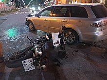 ДТП под Новосибирском: в Бердске автомобиль сбил мотоциклиста