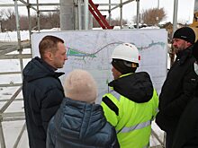 Бусаргин: На стройплощадке путепровода в Саратовской области установят первые пролеты