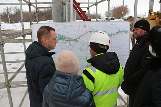 Бусаргин: На стройплощадке путепровода в Саратовской области установят первые пролеты