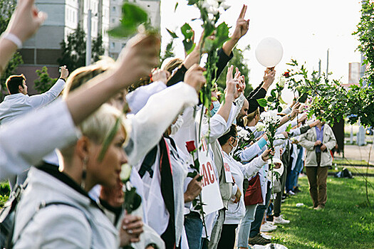Акции солидарности в Витебске: фотогалерея