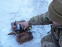 Российские бойцы применили колючую «Егозу» против дронов