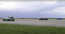 Cупергибрид Lamborghini сразился в гонке с 1000-сильными Audi и BMW