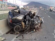 Фото: В смертельной аварии в Дагестане машины превратились в груды металла