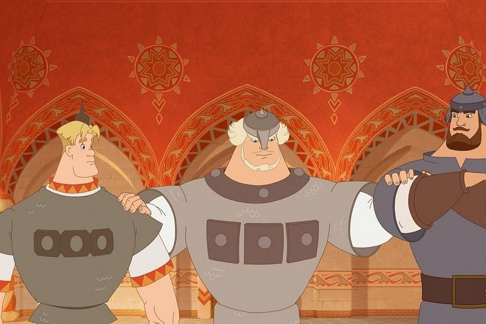 Студия «Мельница» снимет мультсериал про трех богатырей