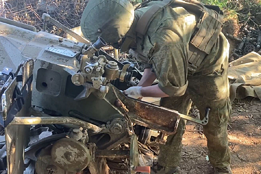Расчет 120-мм миномета «Нона-К» танковой армии группировки войск «Запад» уничтожил расчет гранатомета АГС-17 ВСУ