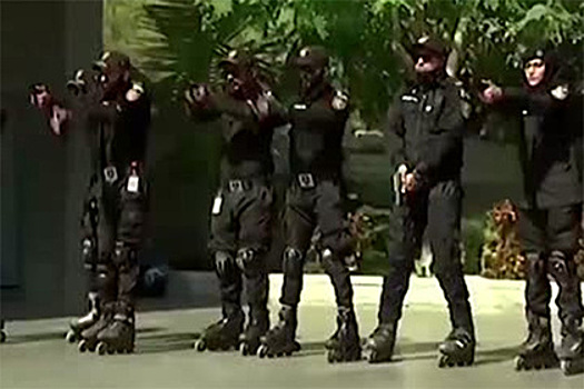 Полицейские Пакистана встали на ролики ради борьбы с преступностью