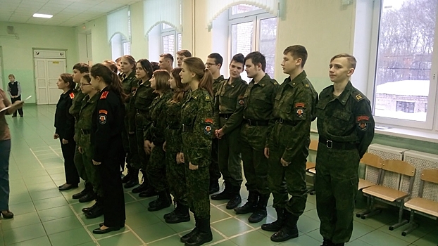 Школьники из Щербинки участвуют во втором этапе городского фестиваля «Кадетская звездочка»