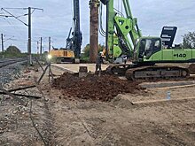 Подрядчик приступил к следующему этапу строительства тоннеля под Транссибом