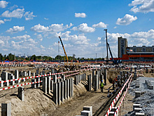 В Омске началась активная фаза строительства хоккейной «Арены Омск»