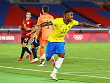 Francois Nel/Getty Images, финал Олимпиады-2020 в Токио, победный гол Малкома
