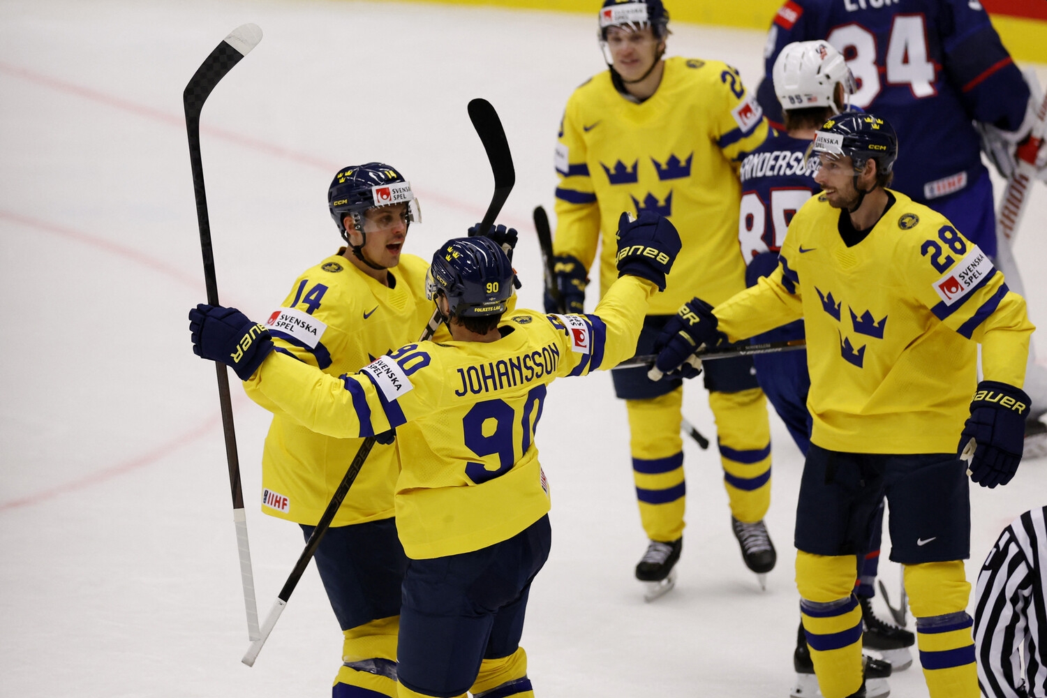 Швеция обыграла США на чемпионате мира без России