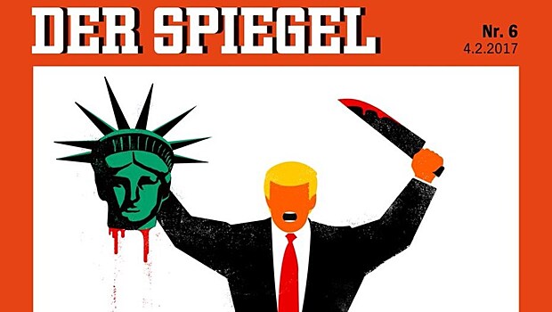 Spiegel объяснил выпуск обложки с Трампом "защитой демократии"
