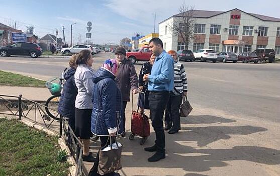 Курская область: в Солнцево убрали пешеходные переходы