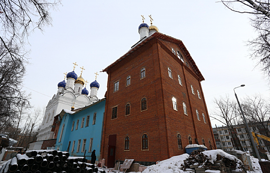 Реконструкция храма в честь Казанской (Песчанской) иконы Божией Матери в Измайлове завершится в этом году