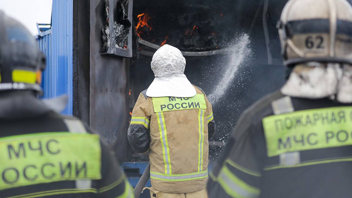 В торговом центре на северо-востоке Москвы произошёл пожар