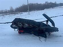 В Самарской области погиб водитель опрокинувшегося снегохода