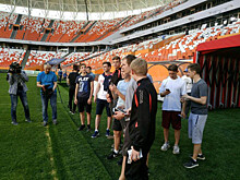 В Саранске для игроков юношеской команды провели футбольный урок