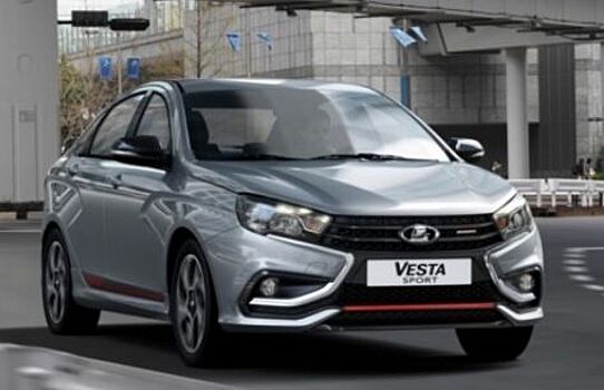 «Заряженная» Vesta Sport станет самой дорогой версией LADA