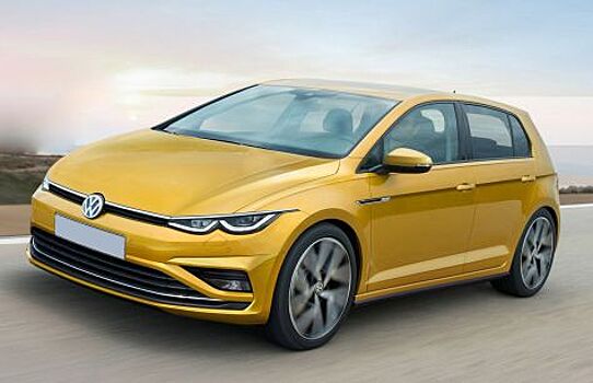 Volkswagen Golf 8 проехал с выключенным двигателем около 4 минут