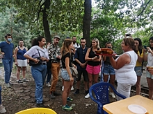 Парк «Волго-Ахтубинская пойма» посетили молодые французы