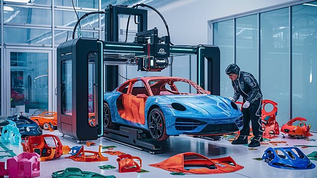 В Японии напечатали на 3D-принтере легкие и прочные детали для автомобилей