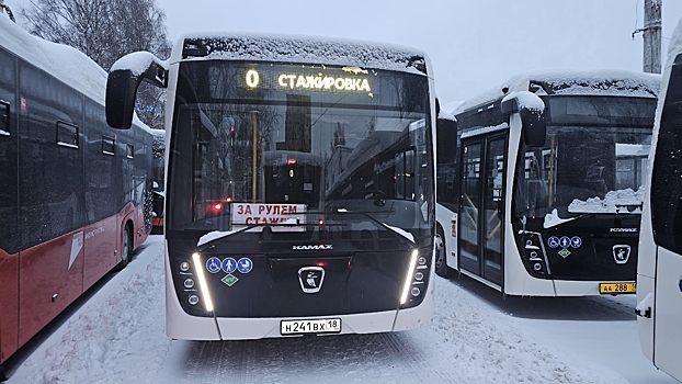 Первые автобусы «ИжГЭТ» выйдут на улицы Ижевска 2 января