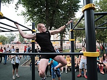 Снаряды для занятий воркаутом установили в Воскресенском