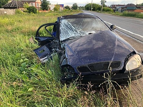 В Уржуме пьяный водитель «Шевроле Ланос» вылетел в кювет